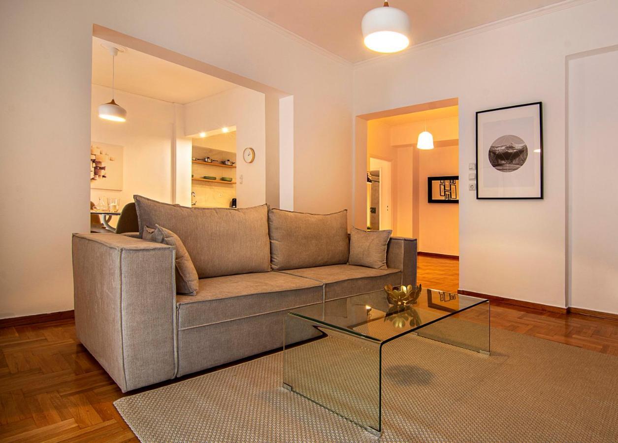 Apartamento Elegant, spacious&minimalist aptm w/balcony Atenas Exterior foto